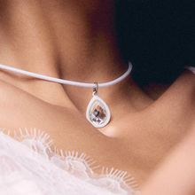 Load image into Gallery viewer, WHITE PEAR DIAMOND CHARM (charm only)
